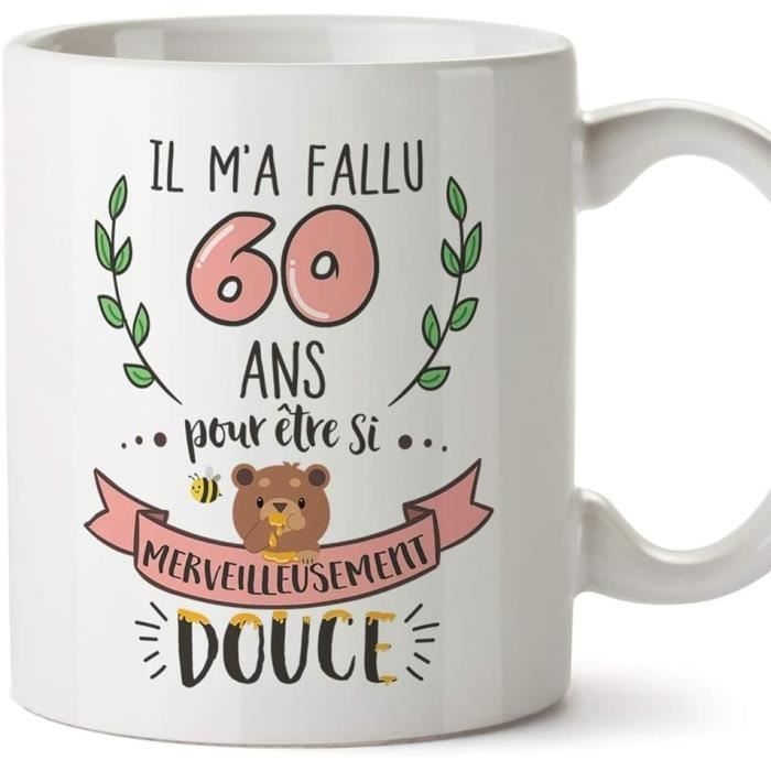 Mug Tasse 60 Joyeux Anniversaire Idees Cadeaux Droles Pour Offrir 1 Cdiscount Puericulture Eveil Bebe