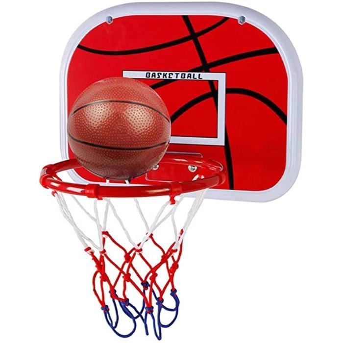 Panier de Basket Panier De Basket Mural Intérieur, Mini-Planche De Basket-Ball  pour Enfants avec Balle De Tennis Et Pompe À [297] - Cdiscount Sport
