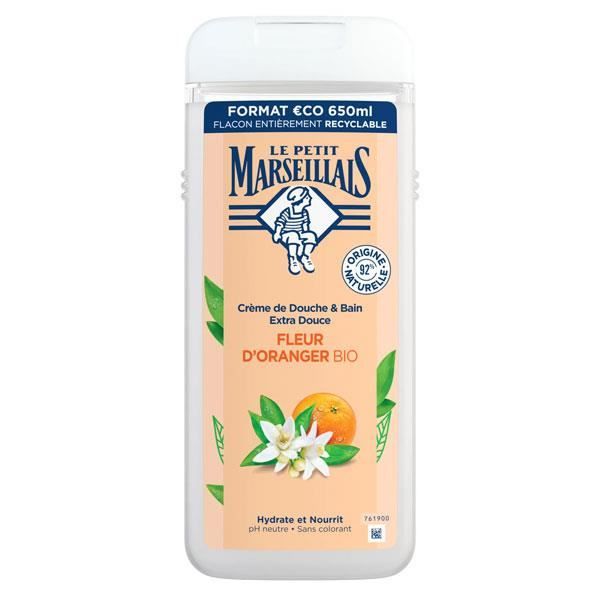 Pack Gel Douche Le Petit Marseillais Abricot Bio + Fleur De Tiaré + Oranger - Lot De 9
