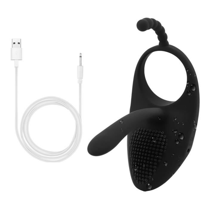 Anneau Vibrant Double Copilot – LOVE AND VIBES, ABS Et Silicone, Neuf, Imperméable