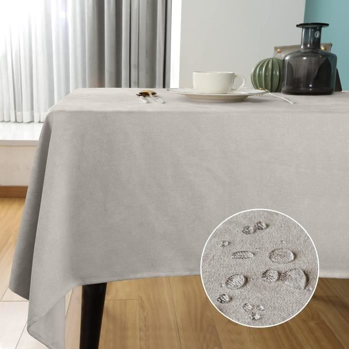 Ensemble Nappe Rectangulaire 180x120 + 4 Serviettes – Coton/polyester Floral
