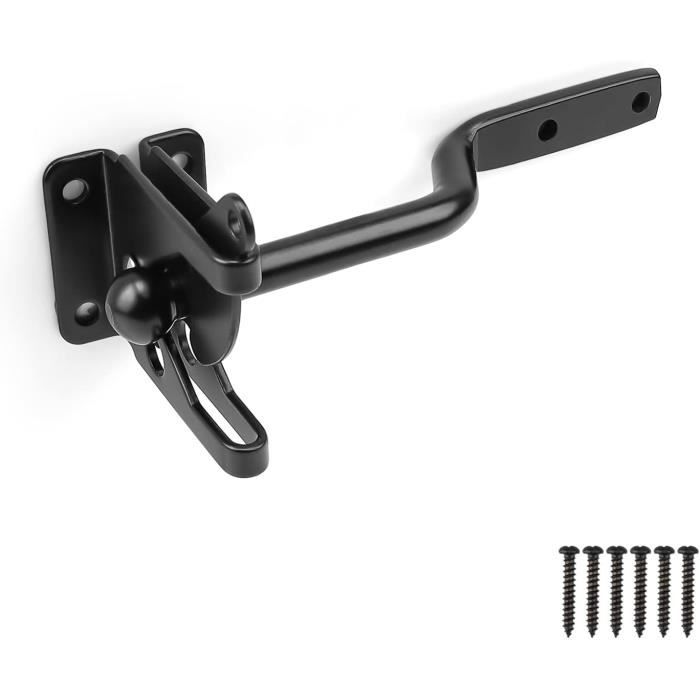 Verrou Porte Exterieur, Loquet Acier À Gravité Clôture Jardin, Targette De Porte Exterieur