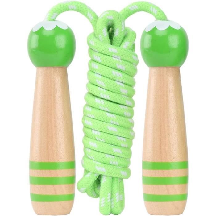 2 Cordes à Sauter Avec Poignées En Bois - Longueur 7 Pieds, Pour Fitness, Enfants Ou Adultes, Entraînement Complet