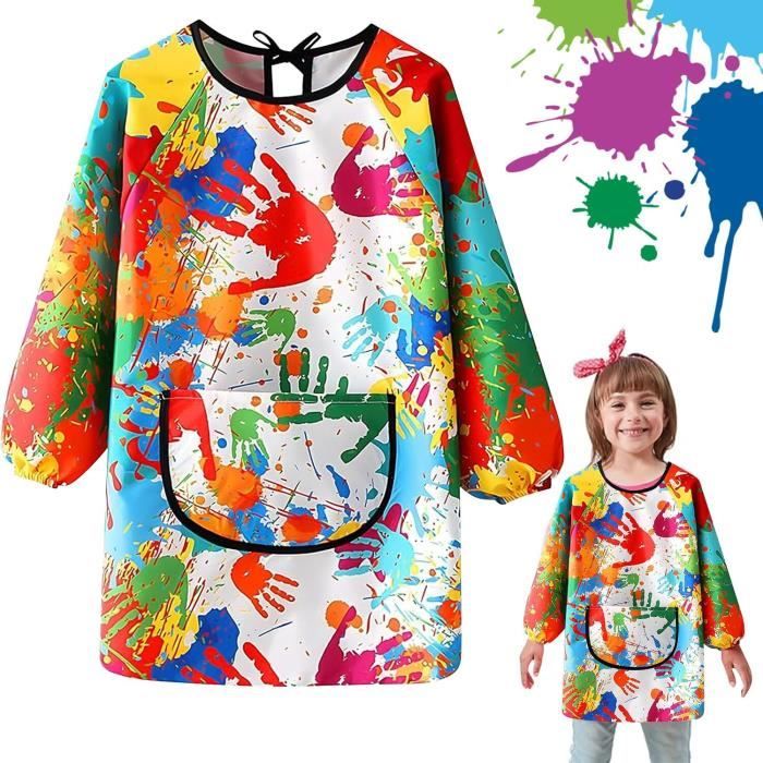 Acheter Smock d'art pour enfants, tablier de peinture d'artiste imperméable pour enfants Acheter Smock d'art pour enfants, tablier de peinture d'artiste imperméable pour enfants
