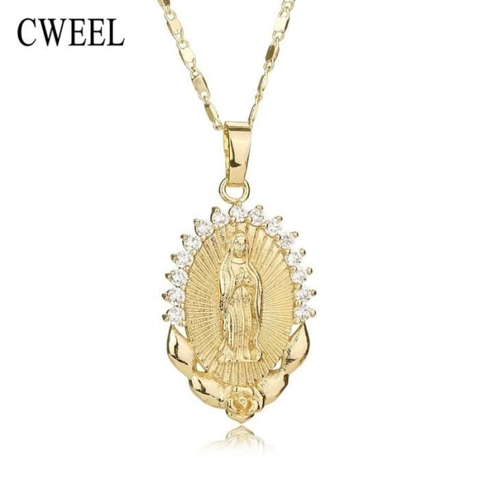 Chaîne pendentif calligraphie ARABE coeur cl plaqué or neuf COP4 - BIJOUX/Chaînes + Pendentifs
