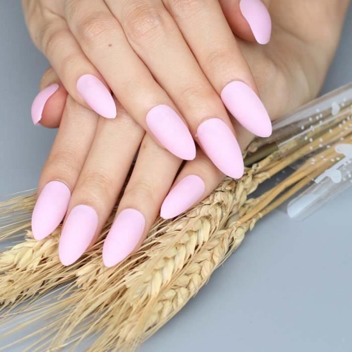 24 Pieces La Derniere Molongue Pointue Bonbons Couleurs Faux Ongles Mat 22 Couleur En Option Model 198 R2551 Achat Vente Kit Faux Ongles 24 Pieces La Derniere Cdiscount