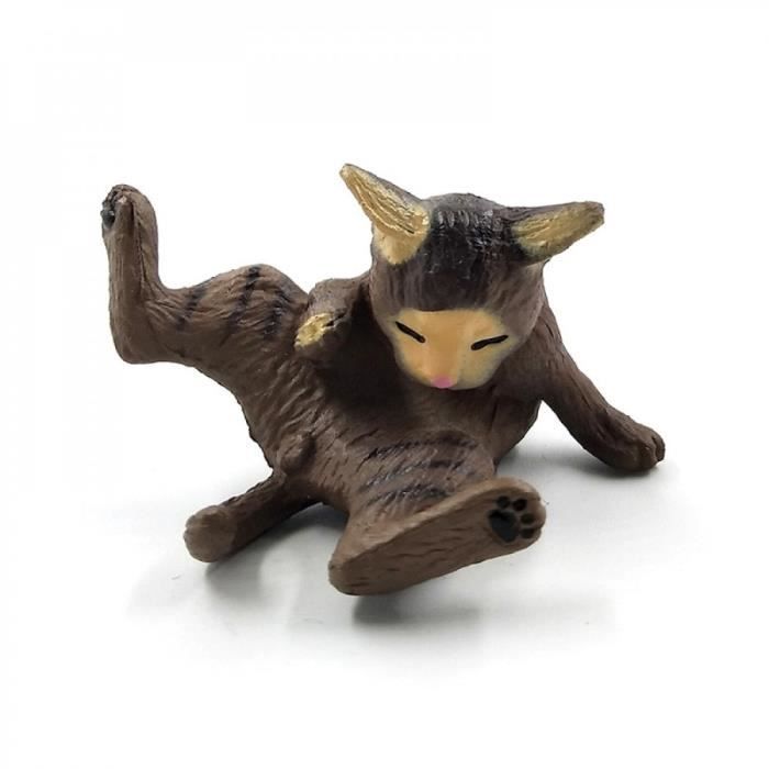 Decoration Maison C 1 Pc Jouer Chat Figurine Miniature Realiste Chaton Animal Decoration Mini Fee Jardin Dessin Anime Statue Achat Vente Statue Statuette Cdiscount