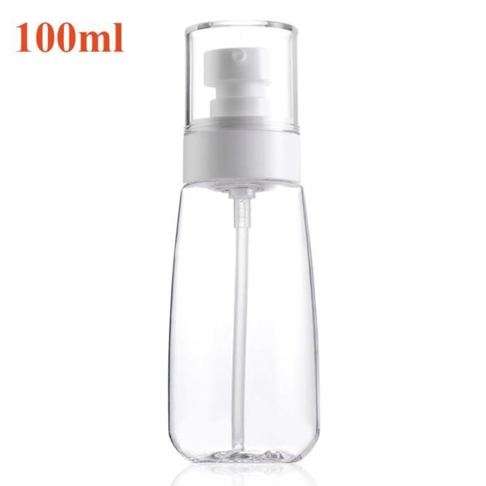 4 Bouteilles Voyage Moussantes Avec Brosse - Pour Gel Lavant Visage Ou Corps - 60/100 Ml - Étui étanche - 9