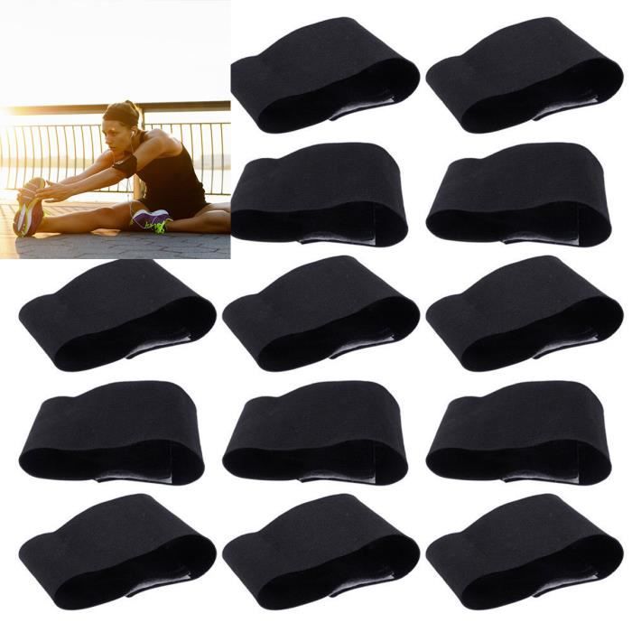 15 pcs / lot noir élastique brassard brassard respect funéraires deuil Sport équipe de football