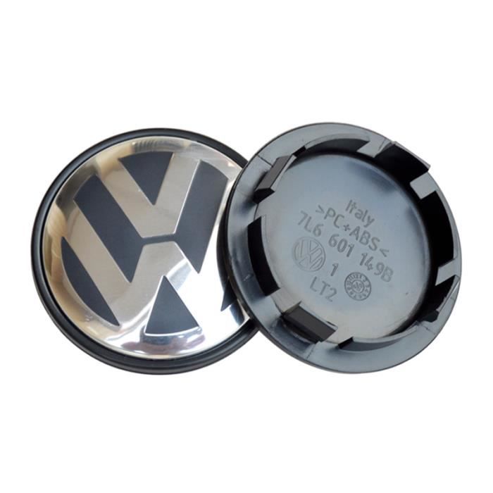 4 x Caches Moyeux Centre Roue Logo VW pour Volkswagen 70mm Diamètre 7L6601149B