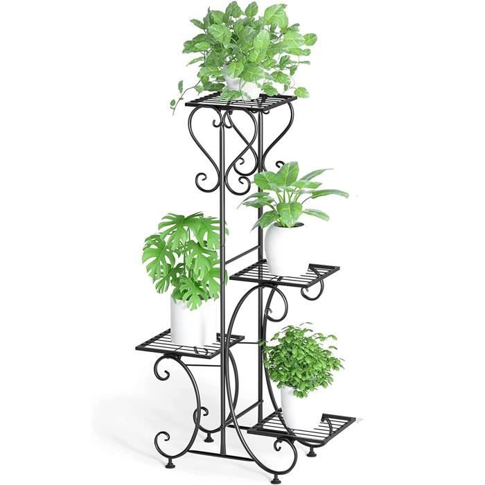 Unho Etagere A Fleurs En Fer Forge Porte Plante Echell Avec 4