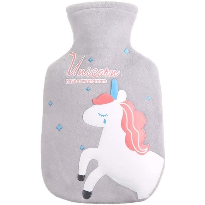 Mini Bouillotte Bebe Enfant Avec Licorne Et Chat Flanelle Housse De Biberon Amovible Et Lavable 350ml Licorne 1166 Cdiscount Sante Mieux Vivre