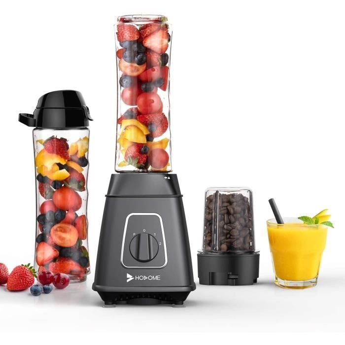 BLENDER Hosome Blender Smoothie, Mixeur Milkshake Mélangeur Vitesses