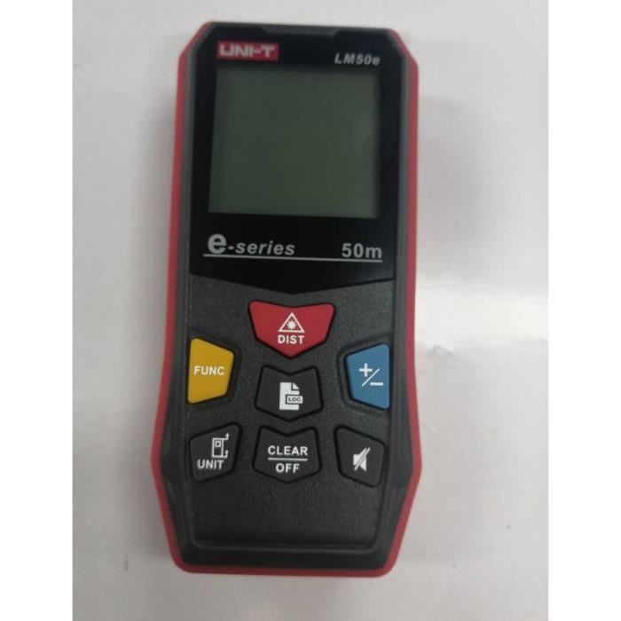 Télémètre Laser Uni-T LM50T 50M Avec Ruban Et LCD