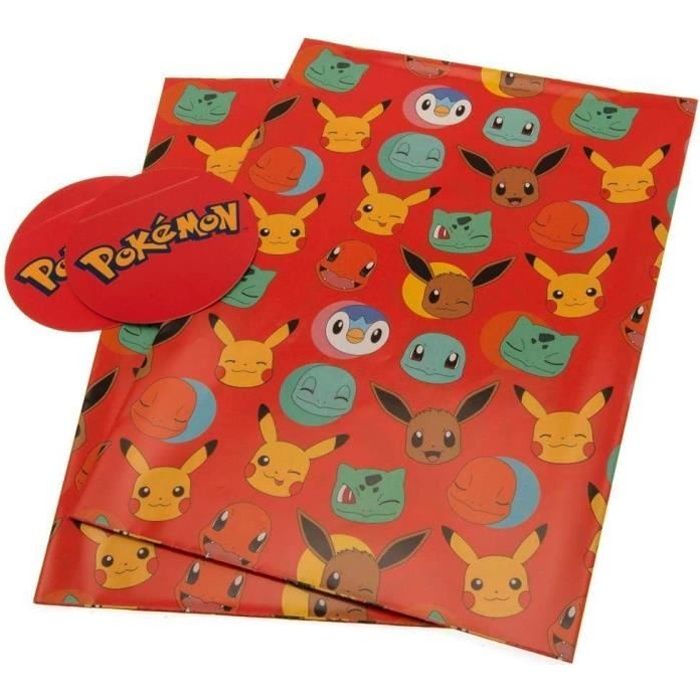 Papier cadeau Pokémon. - Cdiscount Beaux-Arts et Loisirs créatifs