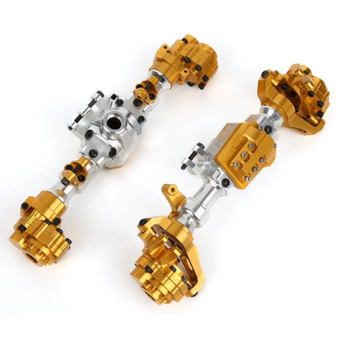 Essieu Avant & Arrière Métal Pour Camion RC Tamiya 1:14 - Amélioration Châssis, Axspeed