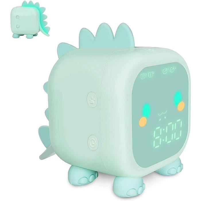 Réveil Enfant AeeYui Lumineux LED | Affichage Numérique, Veilleuse | Apprentissage Heure Et Sommeil | USB Rechargeable