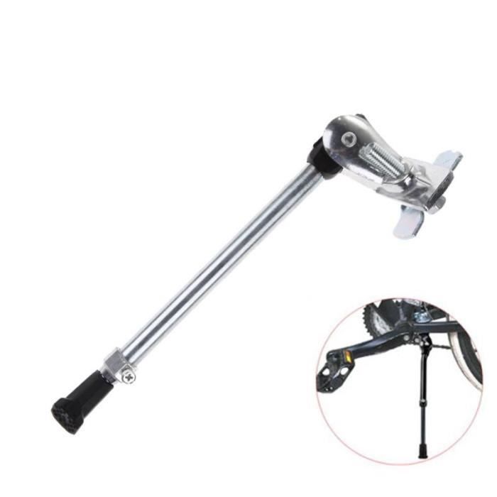 Béquille Antidérapante Caoutchouc Béquille Vélo Enfant Réglable Alliage Aluminium - Support Latéral Antidérapant | Compatible Vélos 12-20 Pouces Stabilisateur Vélo Enfant