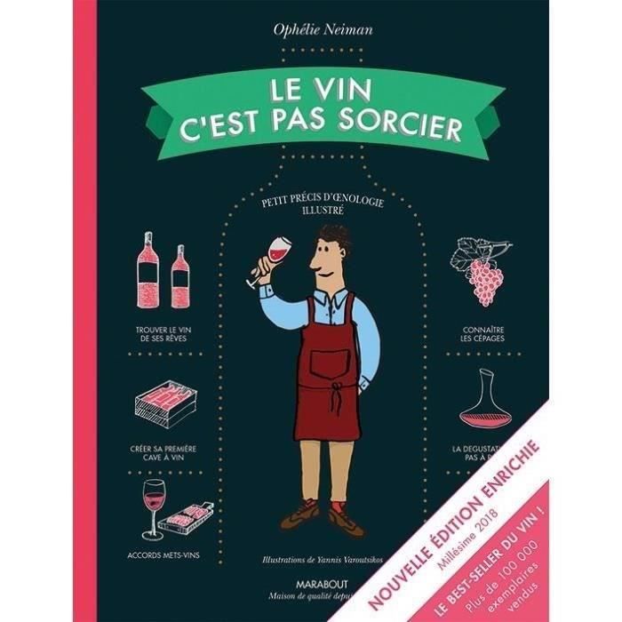 MARABOUT Livre Le vin c est pas sorcier