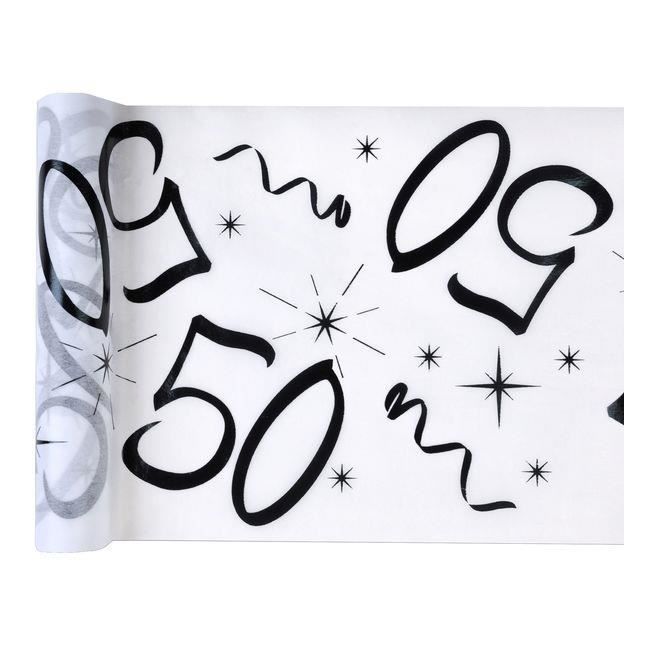 Chemin De Table Anniversaire 50 Ans Cdiscount Maison