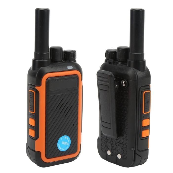 Talkie-walkie Enfants Rechargeable - Portée Jusqu'à 5 Km - Écran LCD Lampe De Poche - Pour Jeux Aventure Famille