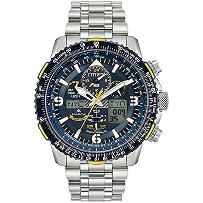Citizen Hommes Analogique-Numérique Quartz Montre avec Bracelet en Acier Inoxydable