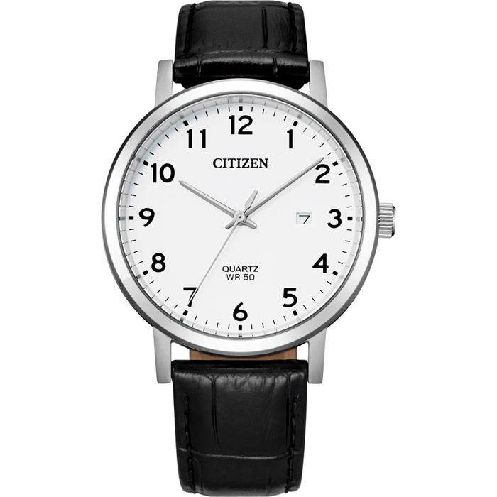 Montre - Citizen - BI5070-06A - Quartz - Cuir Noir - Résistante à leau 5 bar Montre - Citizen - BI5070-06A - Quartz - Cuir Noir - Résistante à leau 5 bar