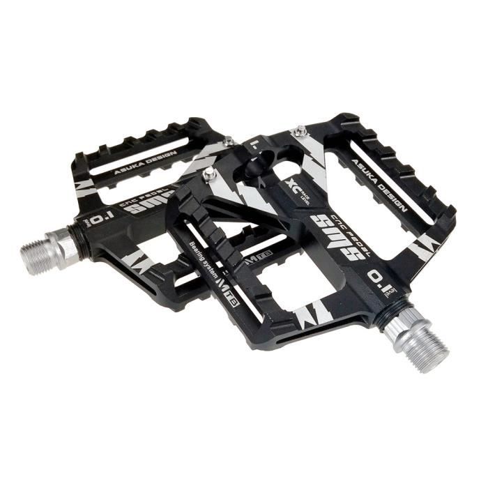 Pédale 1 Paire Pédale de Vélo en Alliage d'Aluminium Pédale Spéciale à Billes Roulantes Pédales de Vélo Multi-Usages Accessoire de Pédale de Vélo (Style Perles Roulantes Simples Noires Pédale 1 Paire Pédale de Vélo en Alliage d'Aluminium Pédale Spéciale à Billes Roulantes Pédales de Vélo Multi-Usages Accessoire de Pédale de Vélo (Style Perles Roulantes Simples Noires