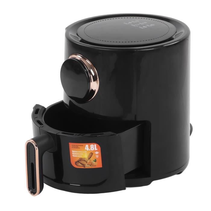 Friteuse électrique CROSSON 8L avec réservoir d'huile amovible et poignée, panier et couvercle en treillis métallique solide, friteuses de comptoir commerciales à usage moyen-230V, 3250W