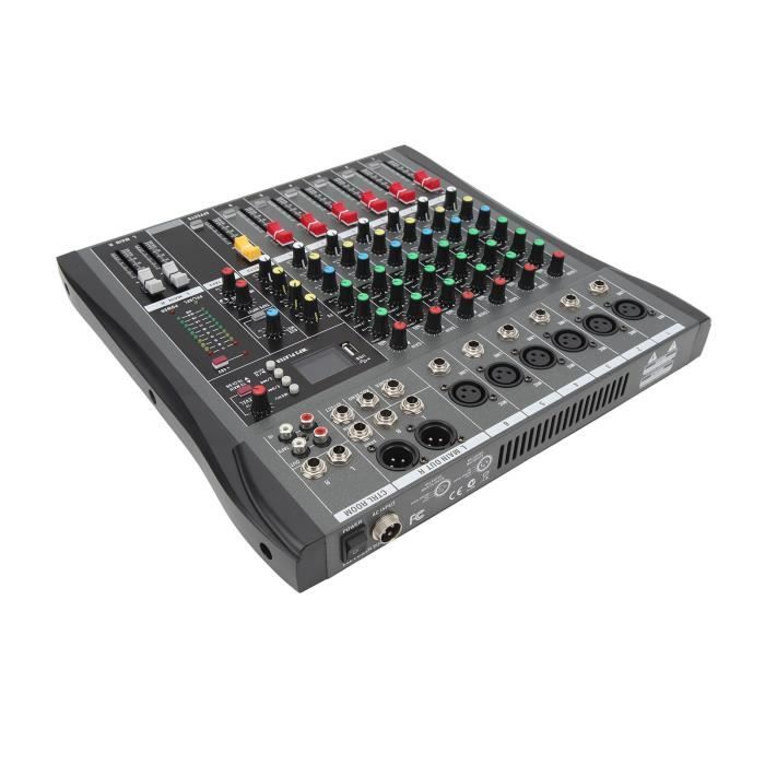 Table de mixage 2 voies Dj Tech DJM150 USB + bluetooth pour 89€