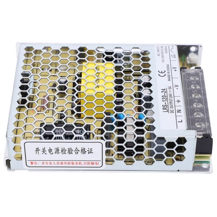 Alimentation à Découpage 15W 12V 1,25A - Boîtier Alliage Aluminium, Dissipation Thermique - Pour Bande LED, Automatisation - 10