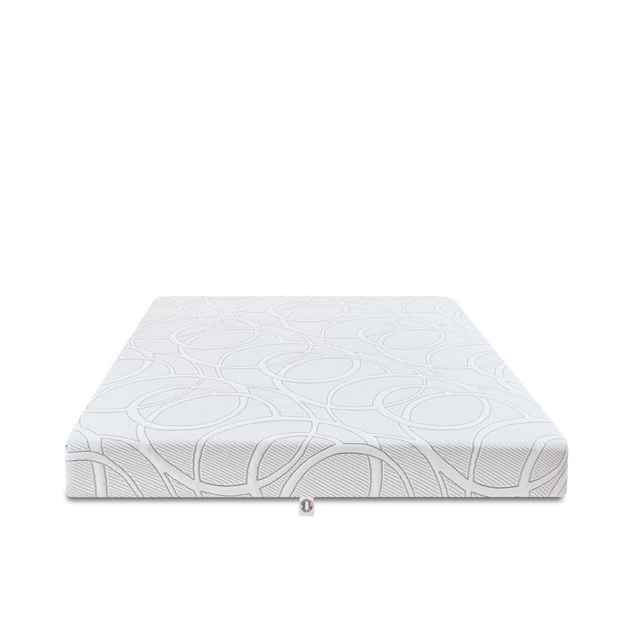 Matelas Eupraxie - Mémoire de forme + gel - 7 zones de confort - 21 cm - 140x190 cm Matelas Eupraxie - Mémoire de forme + gel - 7 zones de confort - 21 cm - 140x190 cm