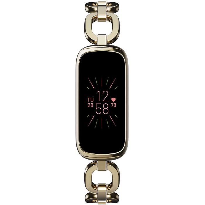 montre Smartwatch femme Fitbit Luxe Or FB422GLPK