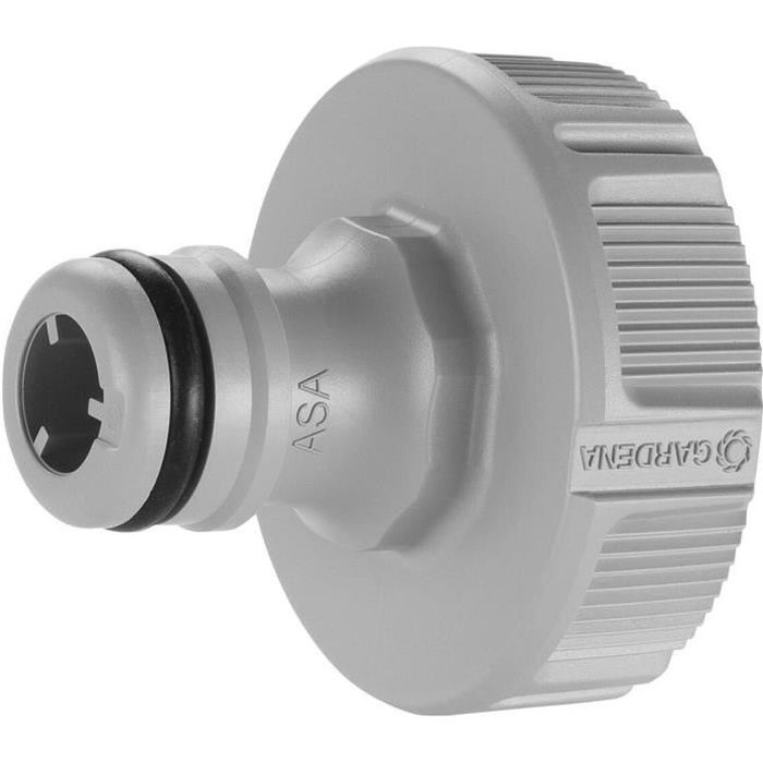 Adaptateur de robinet GARDENA anti éclaboussures 33 3mm résistant au gel