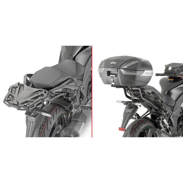 Support top case moto Givi Monokey ou Monolock Kawasaki Ninja 1000 SX (20) - noir