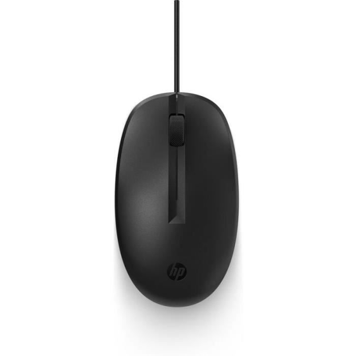 Souris Filiaire - HP - 125 - 6.3 cm de Largeur - 11.2 cm de Profondeur - 3.6 cm de Hauteur