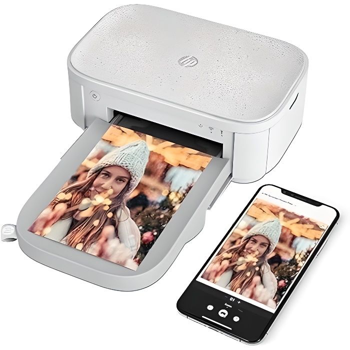 Imprimante sans fil portable – HP – SPROCKET STUDIO + – Photos de 102 x 152 cm à partir de votre appareil iOS et Android