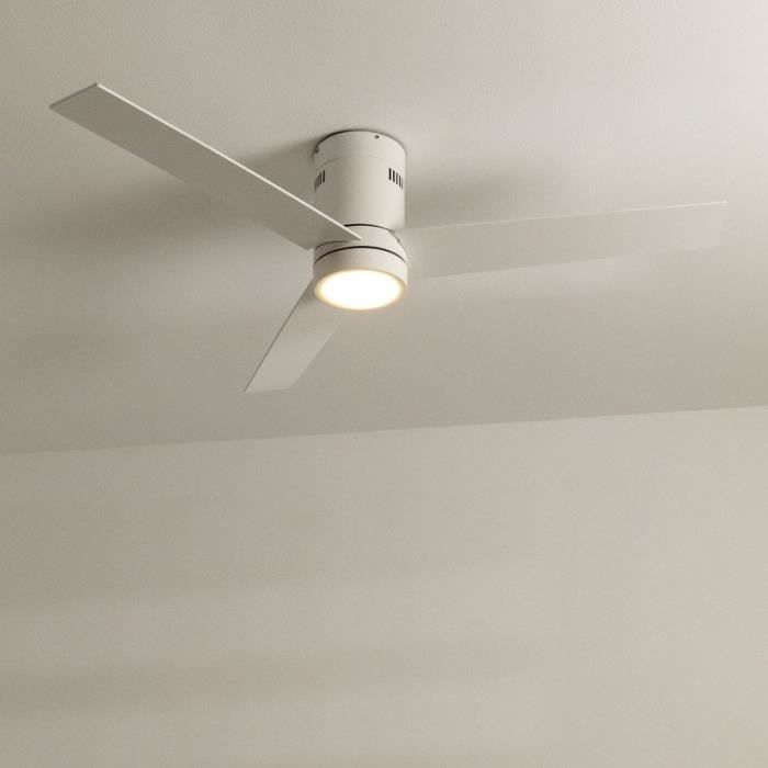Ventilateur de plafond - Create - WIND MINIMAL - Silencieux 40W - LED 15W - Ø132 cm - Create
