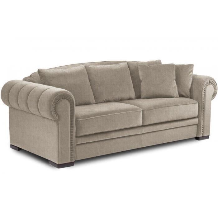 Canapé CHESTERFIELD convertible RAPIDO LAMPOLET 120 * 200 ...