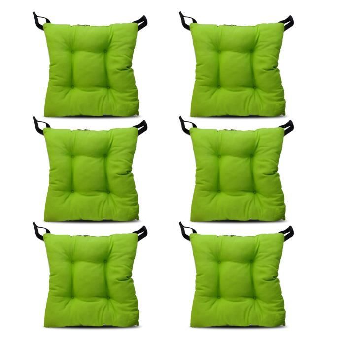 Coussin De Chaise Trapèze - Confort Antidérapant - Housse Amovible - Intérieur Et Extérieur