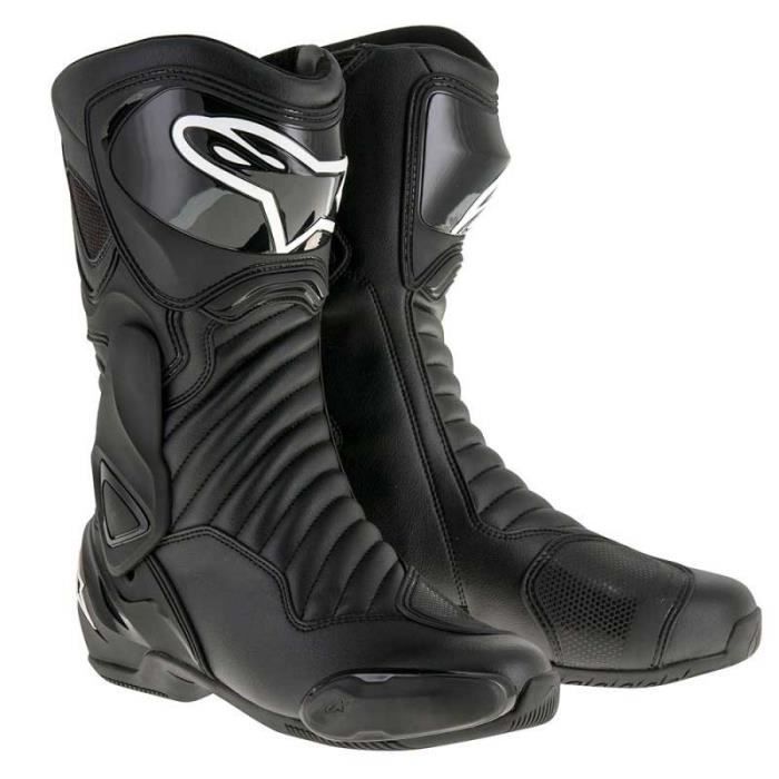 Chaussures Bottes hautes Bottes de moto Chloé Chlo\u00e9 Botte de moto \u201eDiane Harness Lace Up Combat Boots Leather Black\u201c noir 