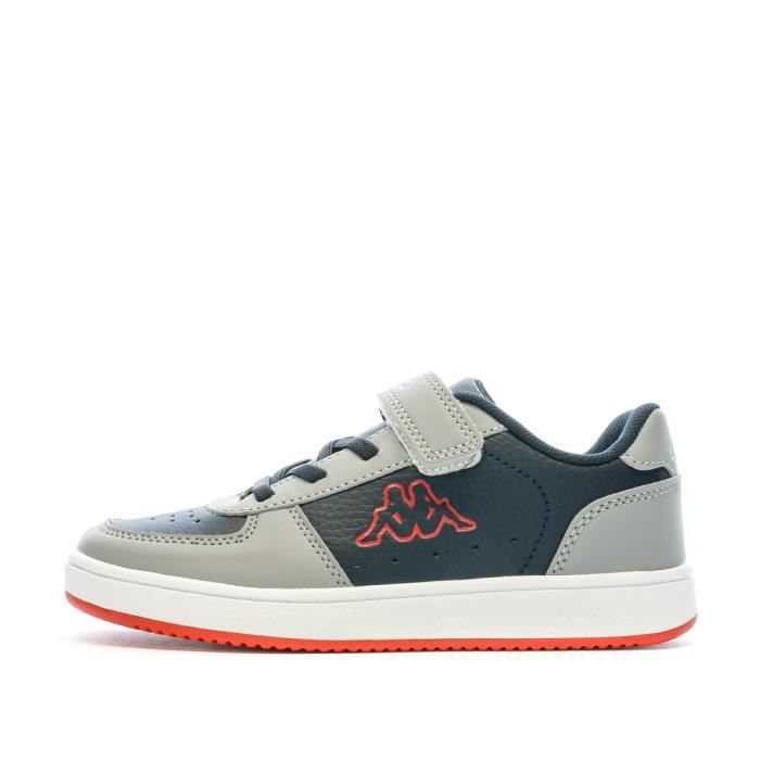 Kappa Baskets Garçon KAPPA Malone Ev - Grise/Marine - Scratch - Synthétique