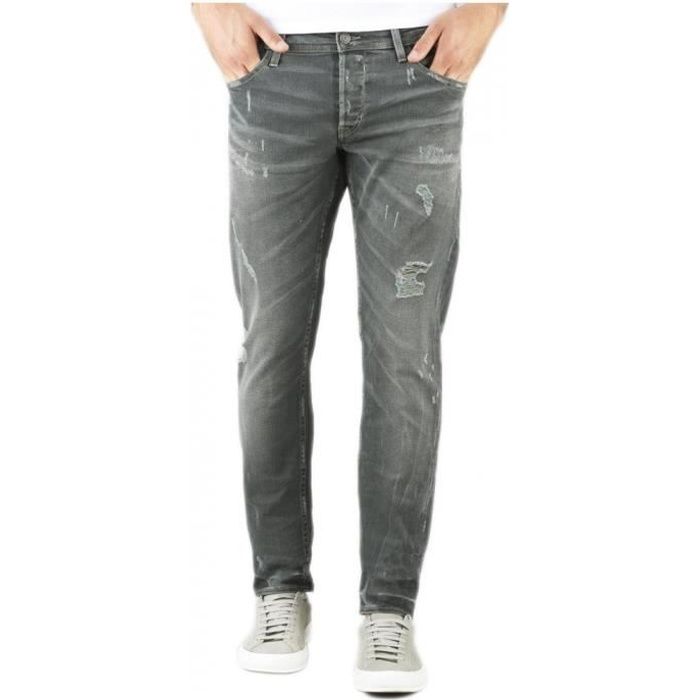 Le Temps des Cerises Jeans Homme 711 WSS238 Gris Destroy - Taille - 33W - 34L