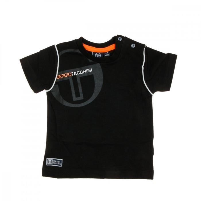 T-shirt noir bébé garçon Sergio Tacchini