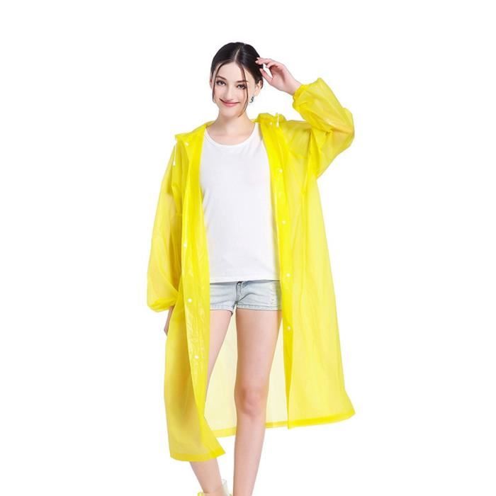 XL - Rose - Manteau De Pluie à Capuche Pour Homme Et Femme, Imperméable