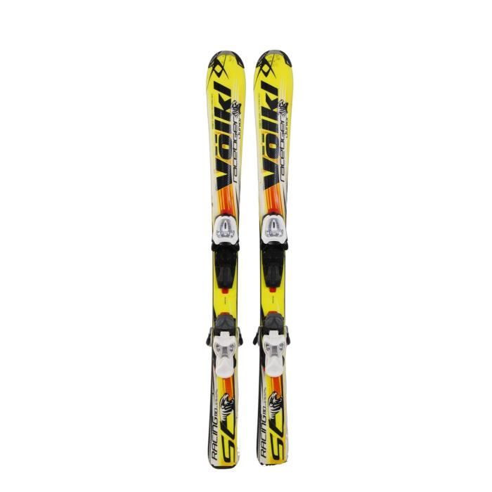 Ski Alpin Junior Volkl Racetiger GS + Fixations - Taille 121-130 Cm - Orange