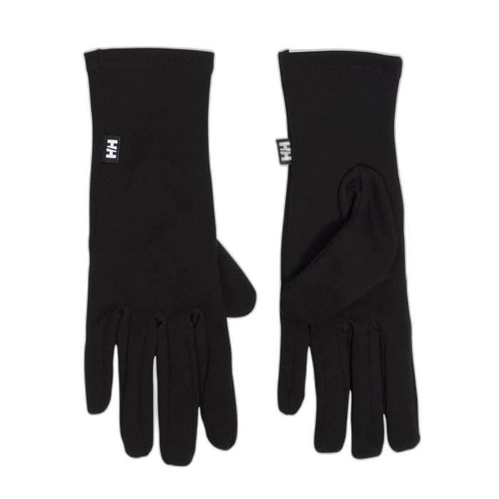 Sous-gants de ski en laine de mérinos Helly Hansen Lifa - Black - XL - Homme - Sports d'hiver - Respirant
