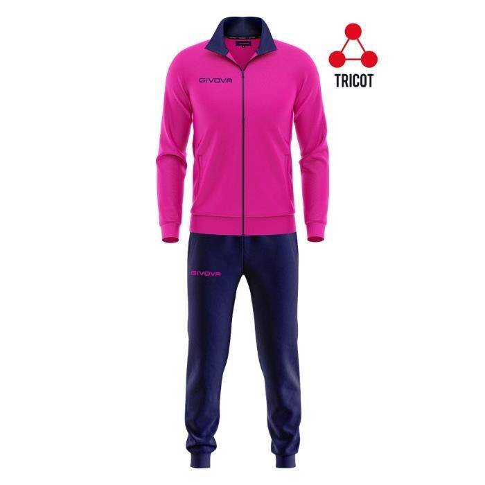 Survêtement bébé Givova Torino - Fuxia/Navy Blue - 7XS - Football - Manches longues - Respirant Survêtement bébé Givova Torino - Fuxia/Navy Blue - 7XS - Football - Manches longues - Respirant
