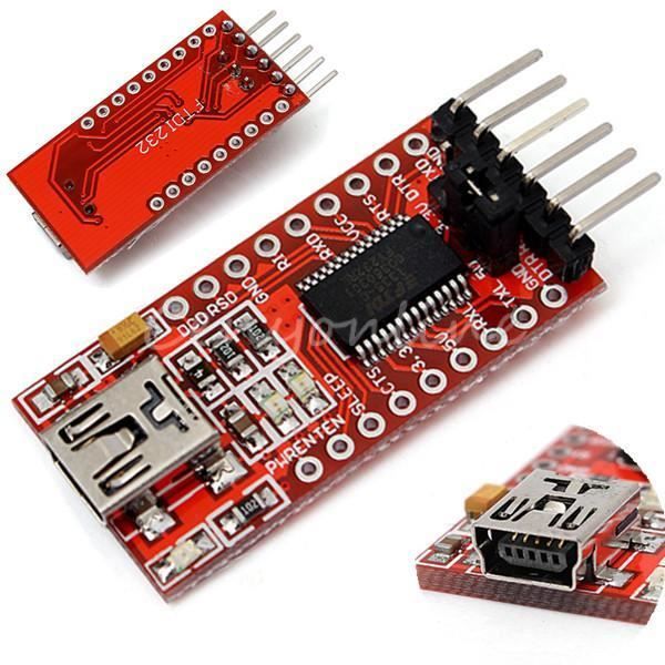 ANGEEK Adaptateur USB Vers TTL FT232RL - Convertisseur 5V/3.3V Pour Arduino Et Microcontrôleurs