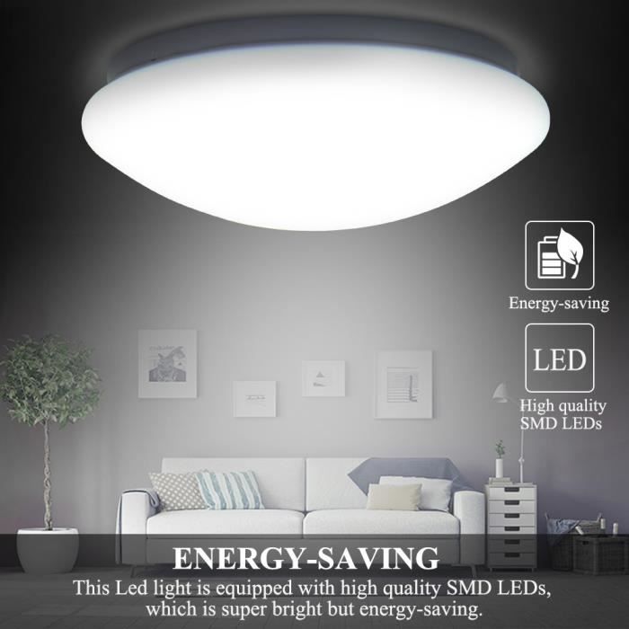 Lampe de plafond LED détecteur de mouvement à piles sans fil 120  °-Induction du corps humain - Cdiscount Maison